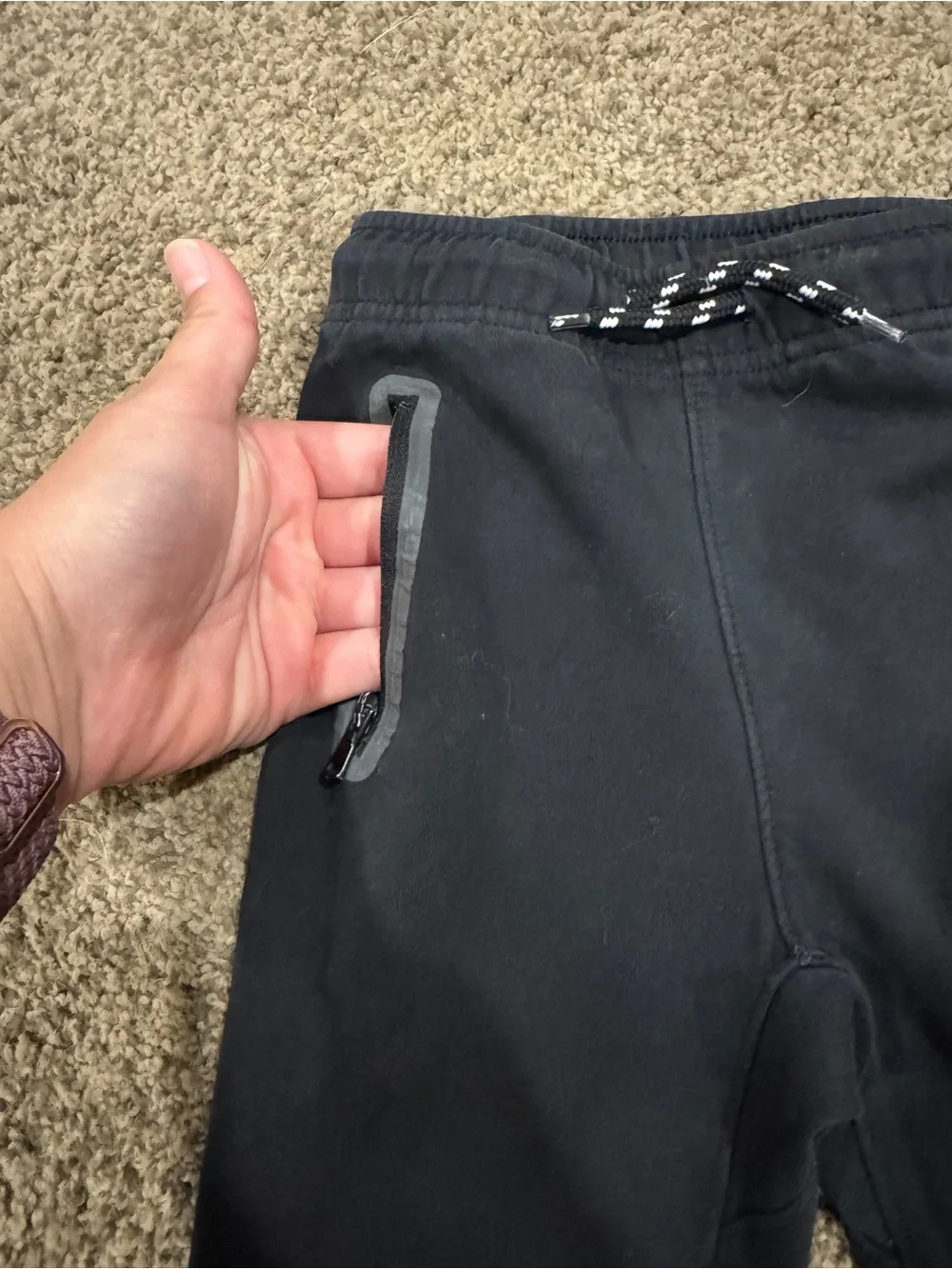 Kids 3T Old Navy—dynamic fleece—black joggers